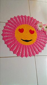 Tapete de Crochê Emoji: Transforme seu Espaço com Estilo Artesanal 😍