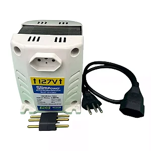 Transformador de voltagem BIVOLT 110v para 220v ou 220v para 110v Autotransformador RCG SLIM POWER 750VA, 1050VA, 1500VA, 2000VA, 3000VA, 5000VA, 7000VA