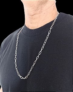 Corrente de aço inox Elo Oval 70x5