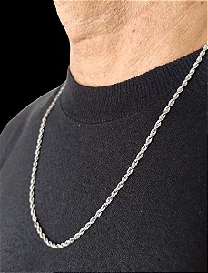 Corrente de aço inox - Cordão Baiano 70x3