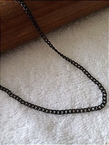 Corrente de aço inox black - Elo Grumet - 60x3