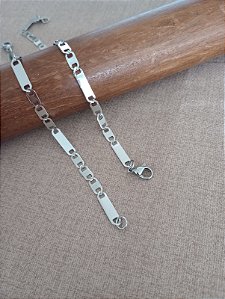 Pulseira de aço inox - Piastrine