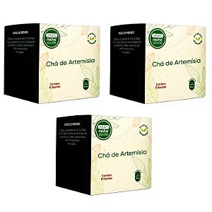 Chá Artemísia vulgaris em Sachês Kit 3cx Natural