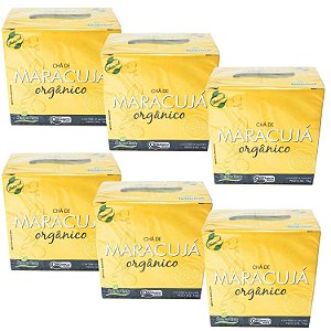 Chá Maracujá Orgânico Kit 6 Caixas Campo Verde