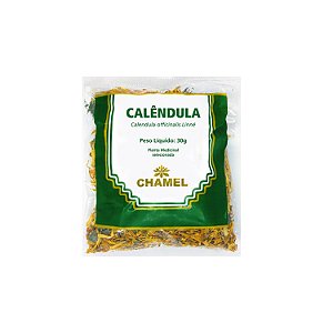 Chá Calêndula Flores 30g Natural Pacote Chamel
