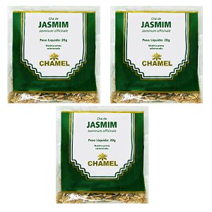 Chá de Jasmim Flores Kit 3 Pacotes Chamel
