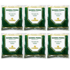 Chá Quebra Pedra Natural Kit 6 Pacotes 30g Cada Chamel