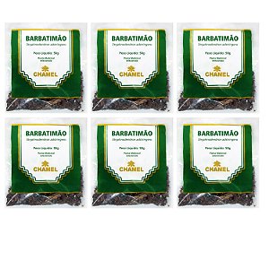 Chá Barbatimão Casca Natural Kit 6 Pacotes Chamel