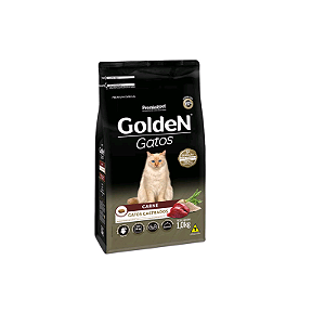 Ração Golden Gatos Castrados Carne