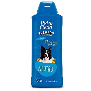 Shampoo e Condicionador Pet Clean para cães e gatos