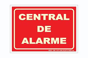 Placa Central De Alarme Fotoluminescente