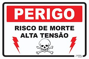 Placa Perigo Produto Tóxico - Afonso Adesivos