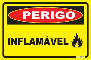 Placa Perigo Inflamável