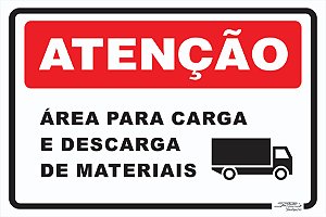 Placa Atenção Área para Paletes - Afonso Sinalizações