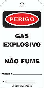 10 Etiquetas De Bloqueio Gás Explosivo Não Fume