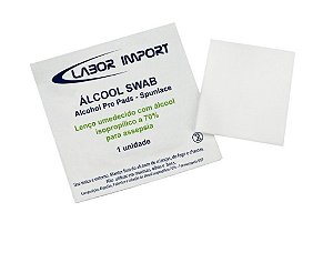 Swab de Alcool c/100 unid - Labor Import