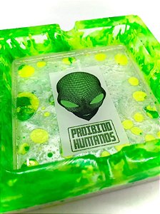 Cinzeiro ET 3D Verde Neon