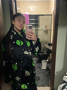 Roupão de Banho Alienígena