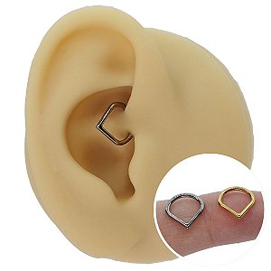 Piercing Argola Titânio Segmento Liso
