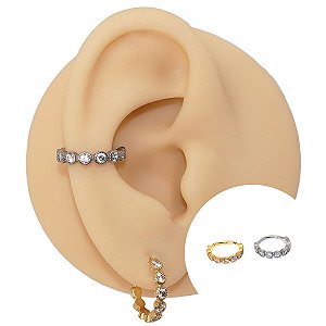 Piercing Argola Clicker em Aço PDV Glob