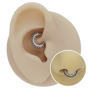Piercing Argola Clicker em Aço PVD Cammy