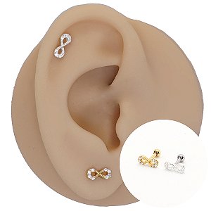 Piercing Microbell em Prata 925 Infinito