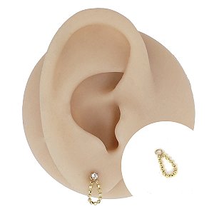 Pingente Ouro Charm Gota Balls