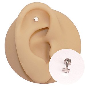 Piercing Microbell Reto em Ouro 18K Chase