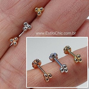 Piercing Microbell em Ouro 18K Trilhon Liso