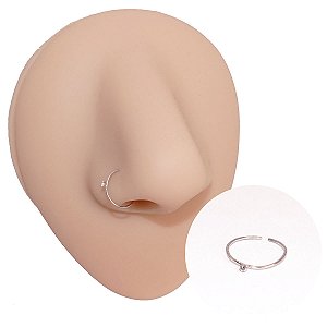 Piercing Argola Torção em Ouro 18K Basic