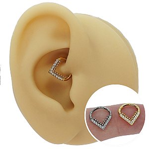 Piercing Argola em Titânio PVD Clicker Vicky Balls