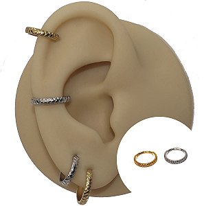Piercing Argola Clicker em Aço PVD Egipty
