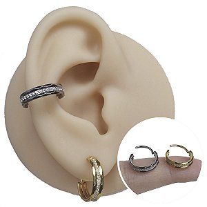 Piercing Argola Clicker em Titânio Athena