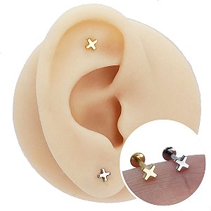 Piercing Labret em Titânio Plus