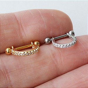 Piercing Microbell em Prata 925 Glow