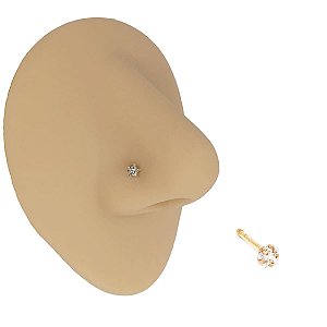Piercing Encaixe em Aço Cirúrgico Estrela