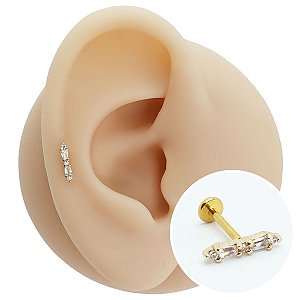 Piercing Labret Ouro 18K Idolized