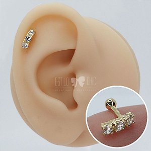 Piercing Microbell Ouro 18K Barrinha