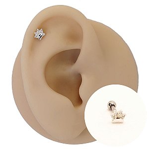 Piercing Microbell em Prata 925 Pata