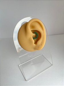 Piercing Argola Clicker em Titânio Zircônias Colors