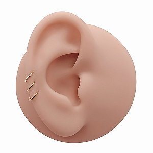 Piercings Australianos Argola Segmento em Titânio