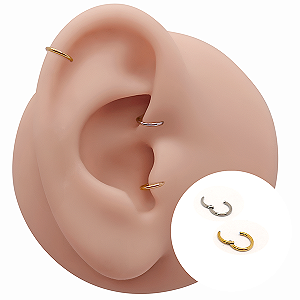 Piercings Australianos Argola Segmento em Titânio