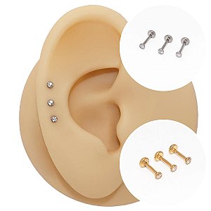 Piercing Australiano em Titânio Plug Cone