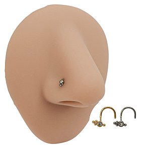 Piercing Nostril em Titânio Grape