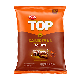 Cobertura Top Chocolate Ao Leite em Gotas Harald 1kg