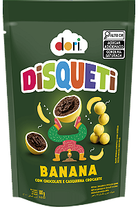 Disqueti Crocante Banana com Chocolate ao Leite Dori 100gr