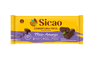 Sicao Cobertura Fácil Meio Amargo 1,01kg