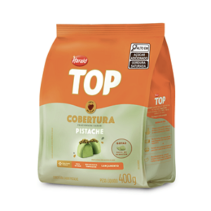 Harald Cobertura Top Gotas Pistache 400gr