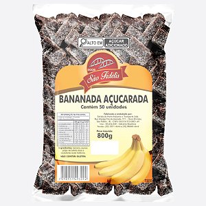 Doce São Fidélis Bananada com Açúcar com 50 unidades