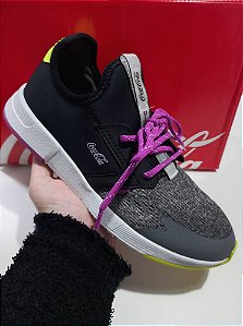 Tênis Coca-Cola Shoes Sense 2.0  Phoemix Preto/multi